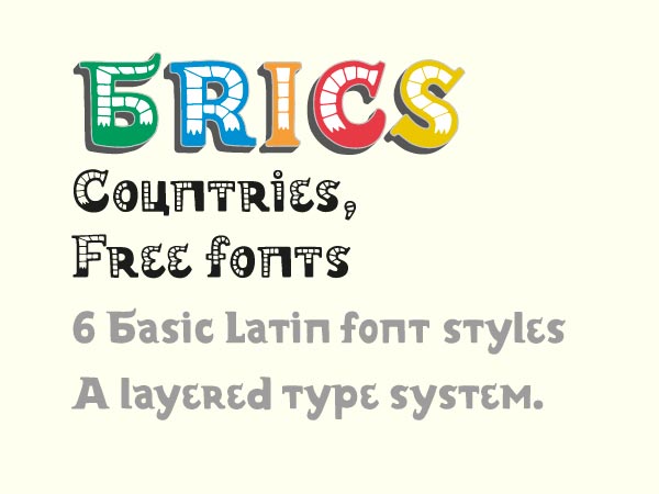 Bricks font